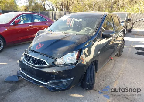 2017 Mitsubishi Mirage Es z USA, uszkodzony, nr VIN ML32A3HJ7HH020427